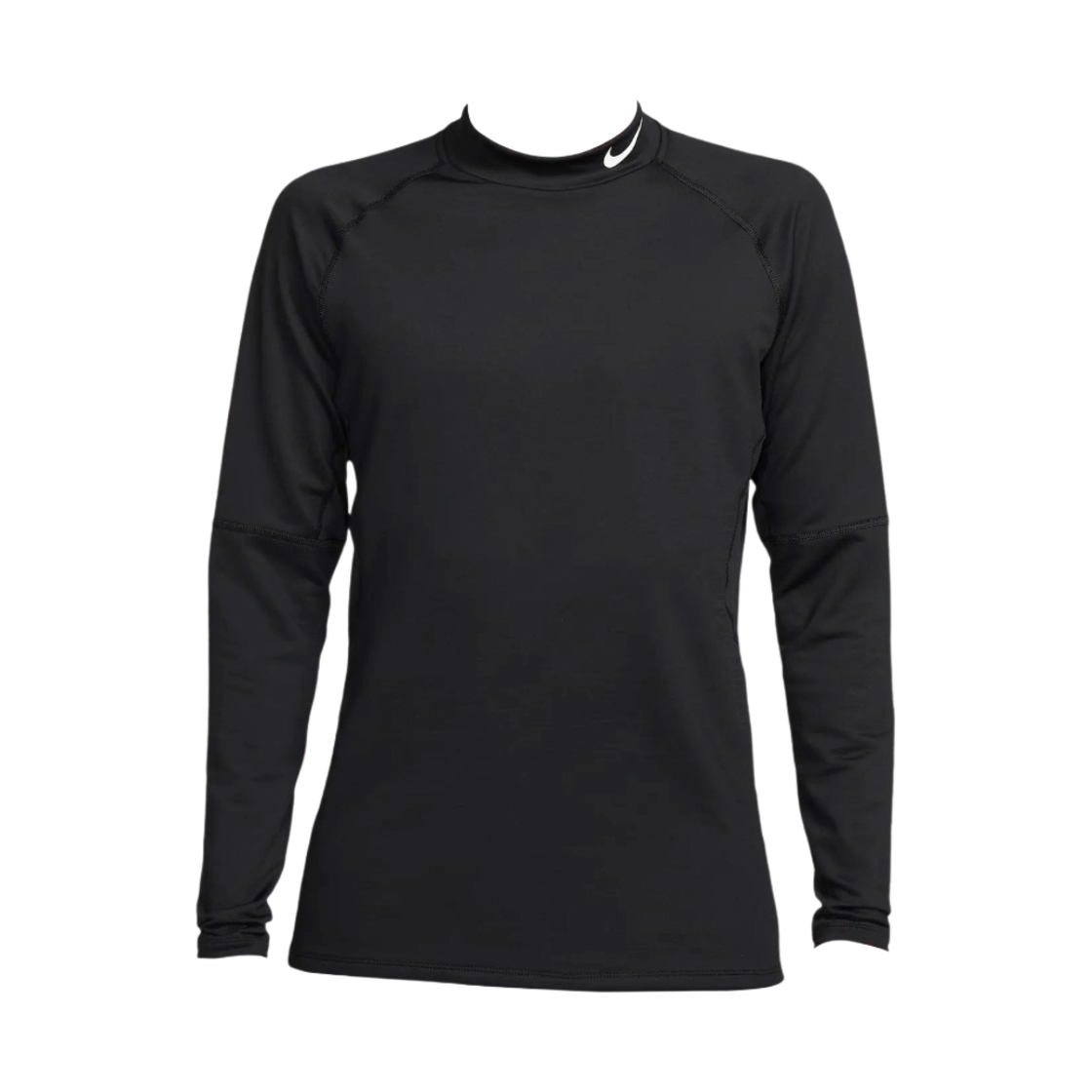 나이키 프로 드라이핏 웜 롱슬리브 피트니스 모크 블랙 - 아시아(Nike Pro Dri-Fit Warm Long Sleeve Fitness Mock Black - Asia)