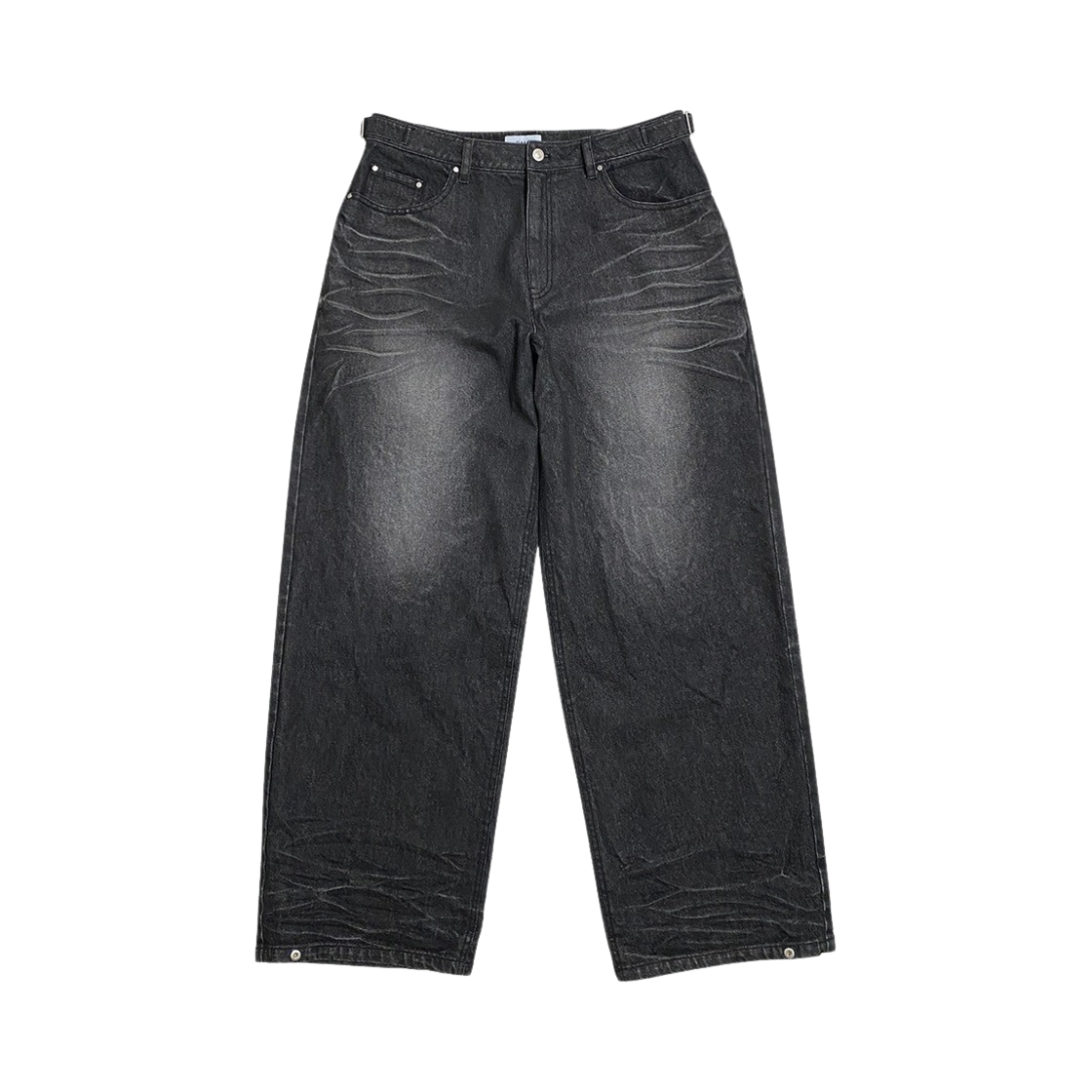[KREAM 단독] 오엠오 루징 데님 팬츠 워시드 블랙([KREAM 단독] OMO Loosing Denim Pants Washed Black)