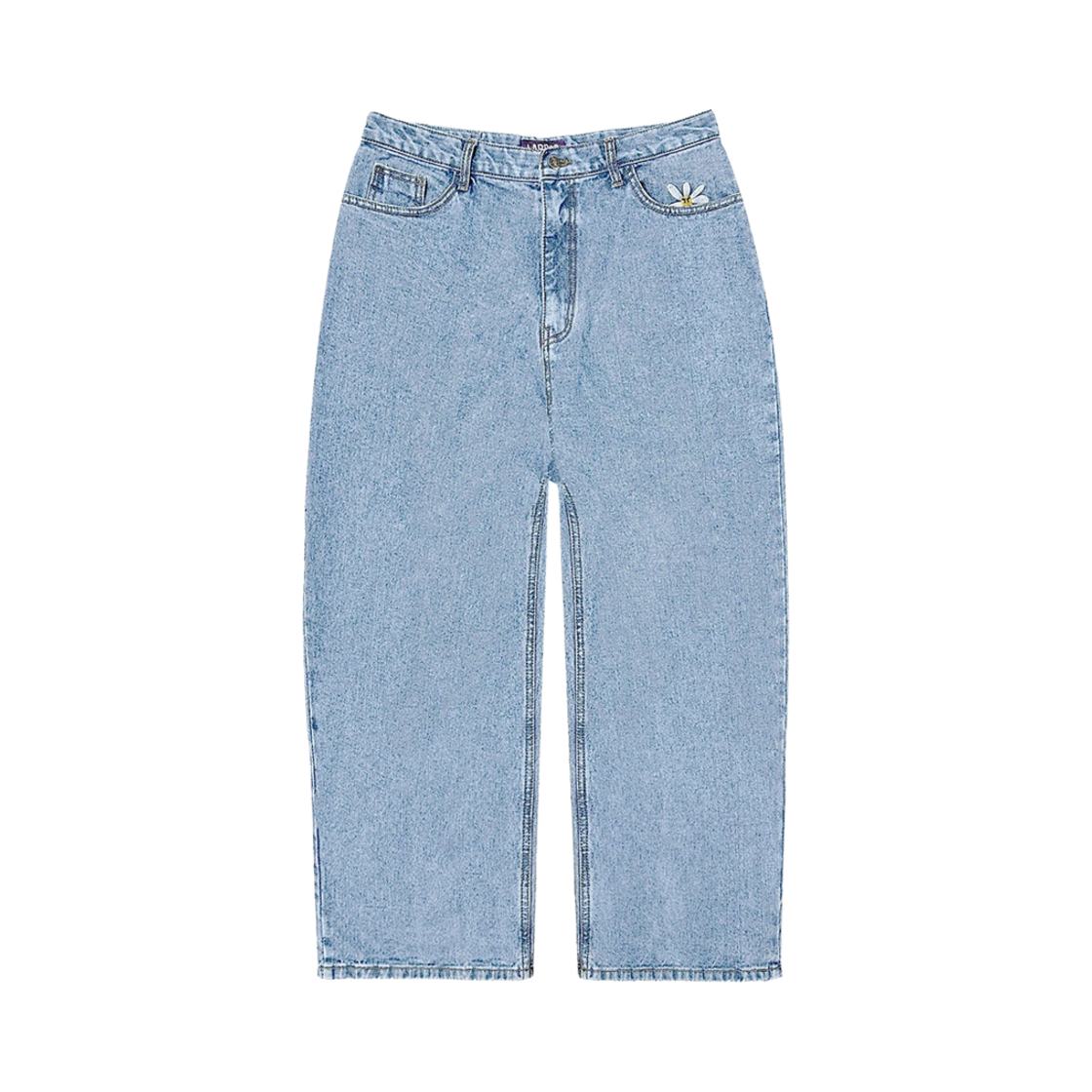 - Labros Smart Daisy Baggy Jeans Light Indigo