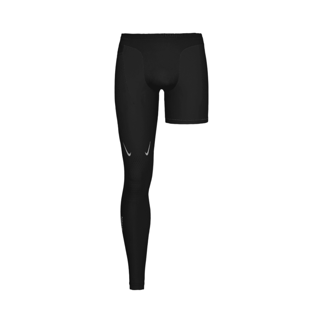 나이키 x 드레이크 녹타 NRG 에센셜 라이트 싱글 레그 타이츠 블랙 (DN0003-010)(Nike x Drake Nocta NRG Essential Right Single Leg Tights Black (DN0003-010))