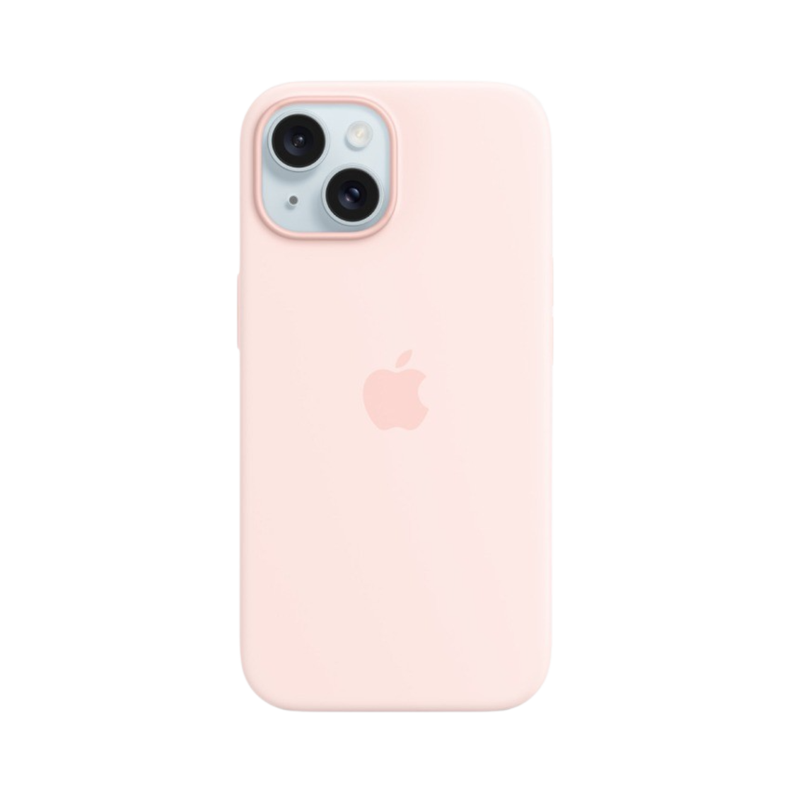 애플 맥세이프형 아이폰 15 실리콘 케이스 라이트 핑크(Apple iPhone 15 Silicone Case with MagSafe Light Pink)