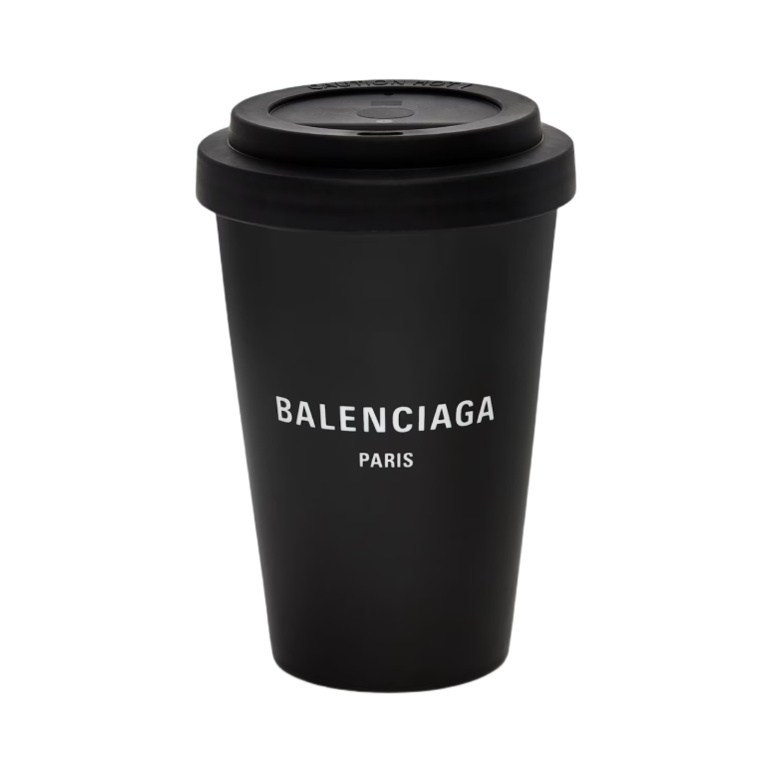 666275T01011000 Balenciaga Cities Paris Coffee Cup Black