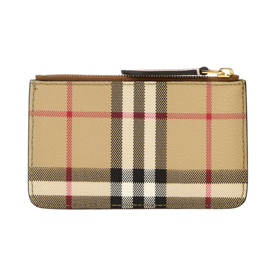 버버리 빈티지 체크 레더 코인 케이스 브라운 베이지(Burberry Vintage Check Leather Coin Case Brown Beige) - 2