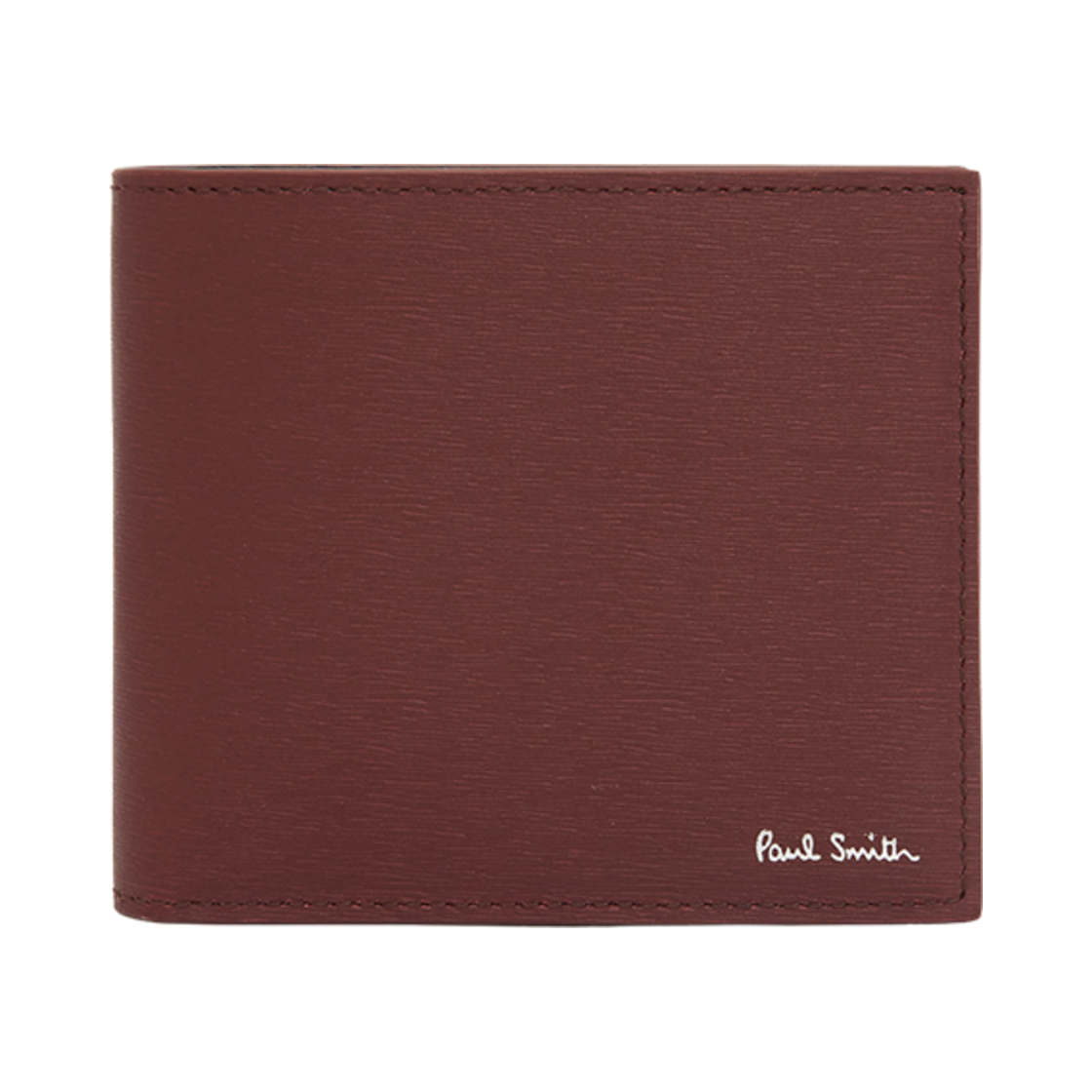 M1A-4832-KSTRGS-27 Paul Smith Leather Billfold Wallet Wine