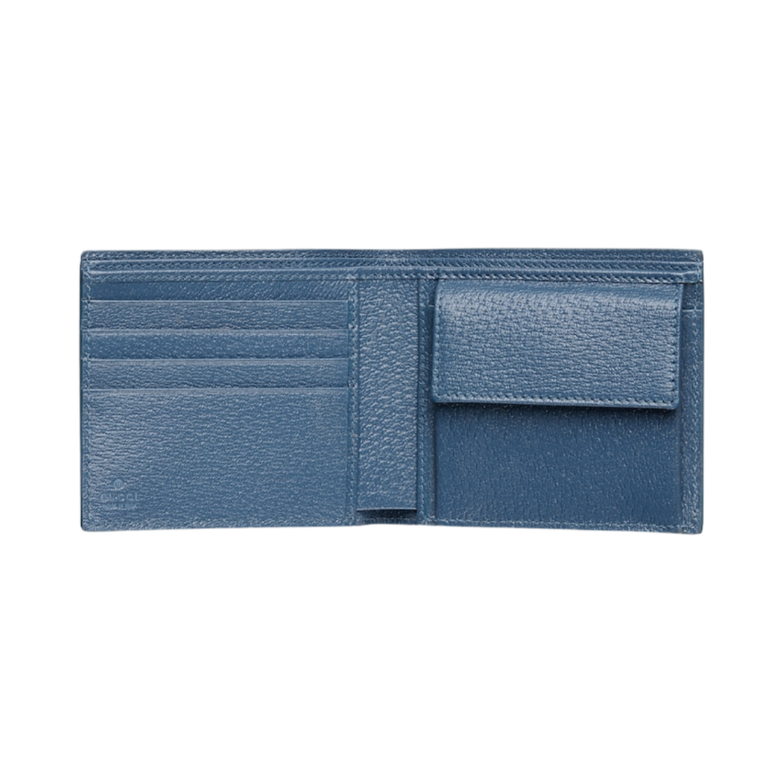 구찌 인테리어 GG 코인 월렛 블루 블랙 슈프림(Gucci Interior GG Coin Wallet Blue Black Supreme) - 2