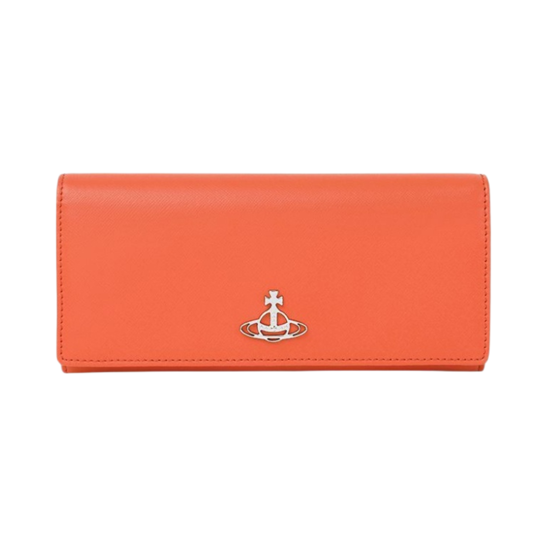 비비안 웨스트우드 조르단 장지갑 그라인드 카우 레더 오렌지(Vivienne Westwood Jordan Wallet Grained Cow Leather Orange) - 1