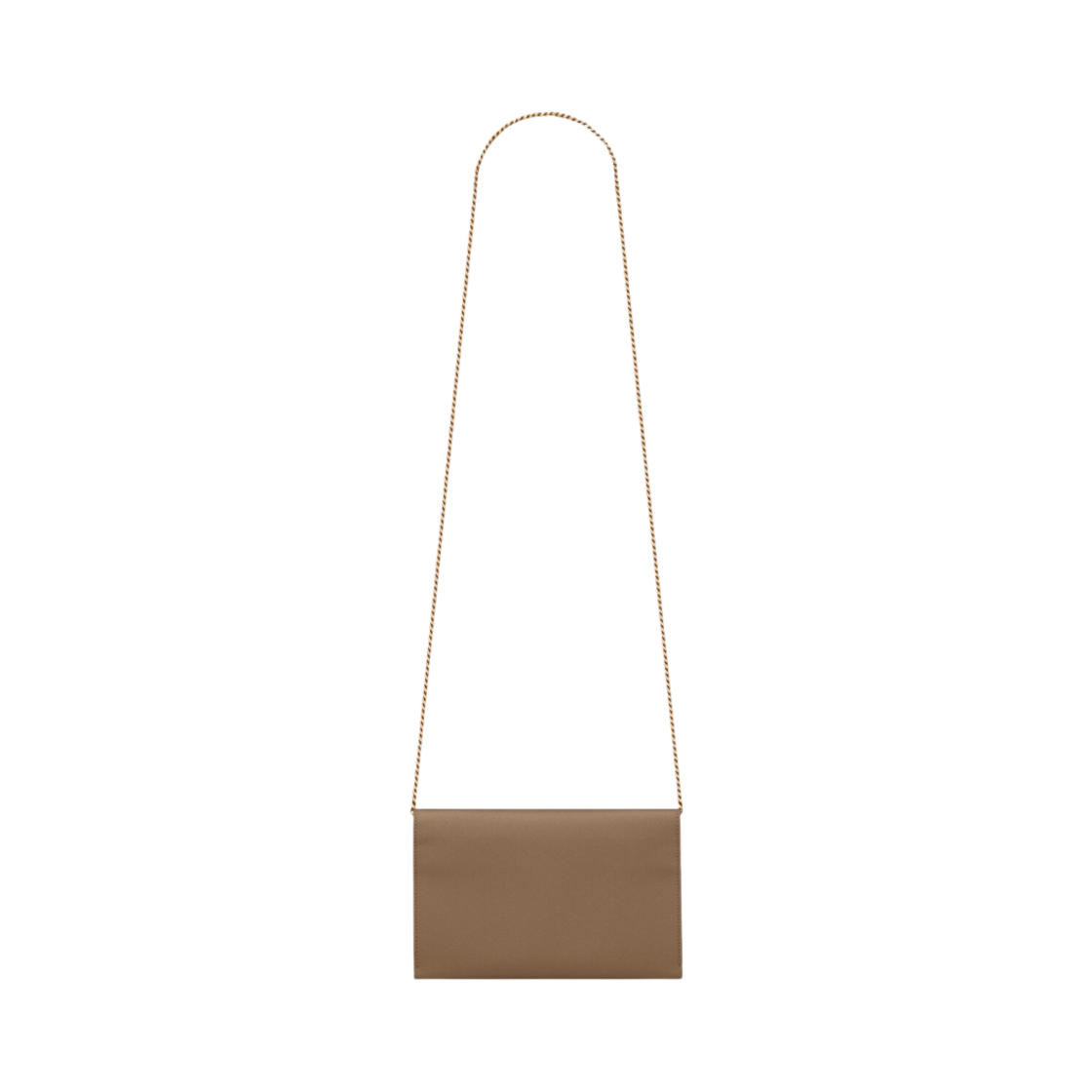 생로랑 그랑드 뿌드르 엠보스드 레더 업타운 체인 지갑 토프(Saint Laurent Uptown Chain Wallet in Grain de Poudre Embossed Leather Taupe) - 4