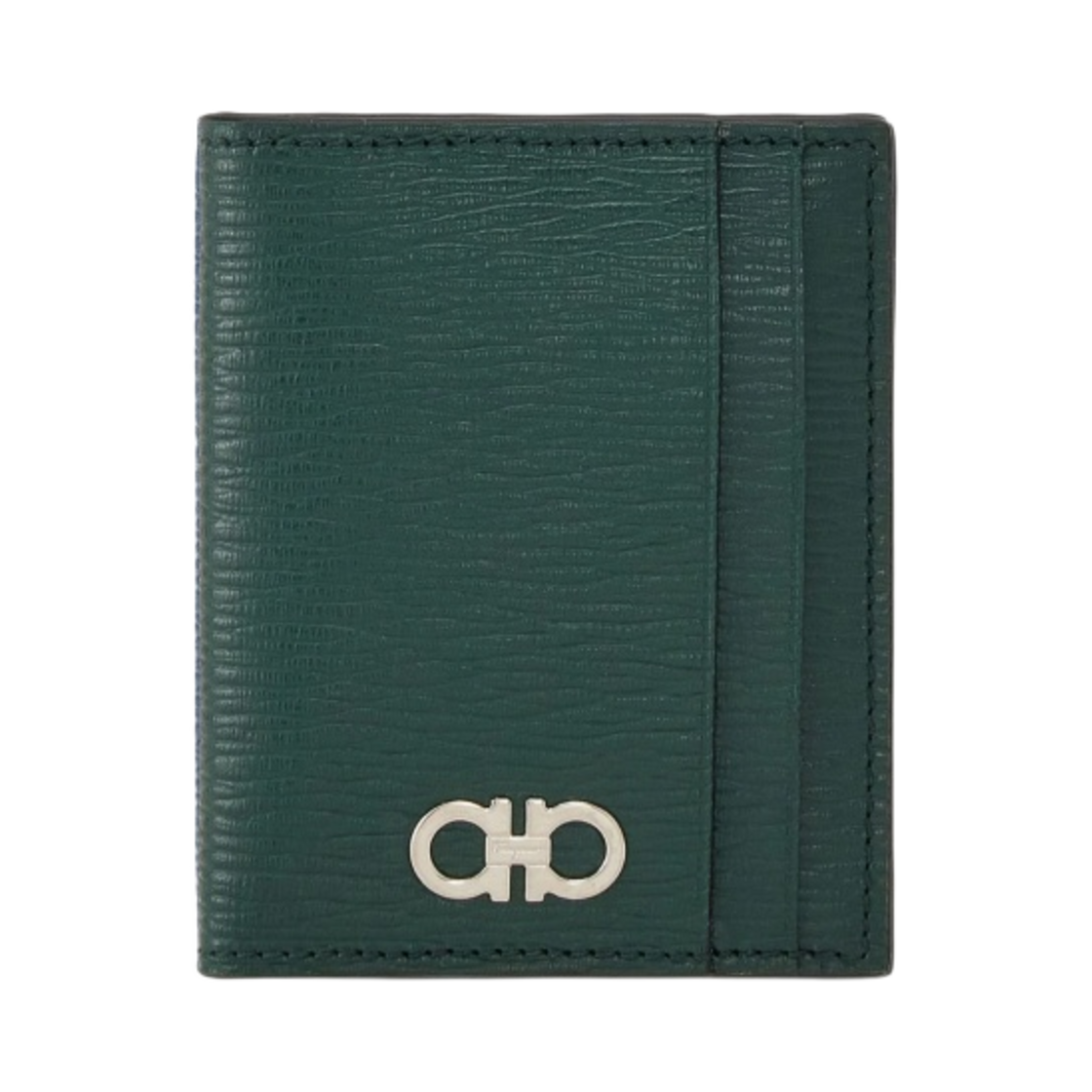 페라가모 간치니 크레딧 카드 홀더 홀리 블랙(Ferragamo Gancini Credit Card Holder Holly Black) - 1