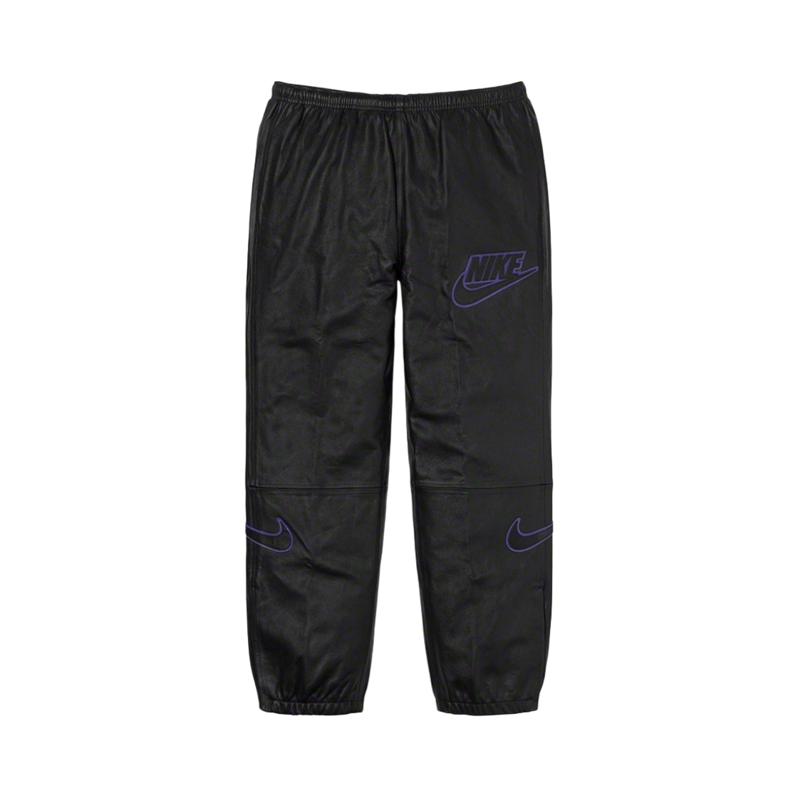 슈프림 x 나이키 레더 웜업 팬츠 화이트 - 19FW