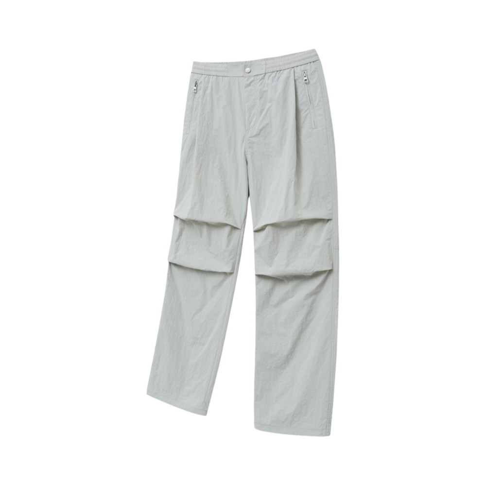 TNPA4E109CR TNGT Wide Nylon Parasuit Pants Cream