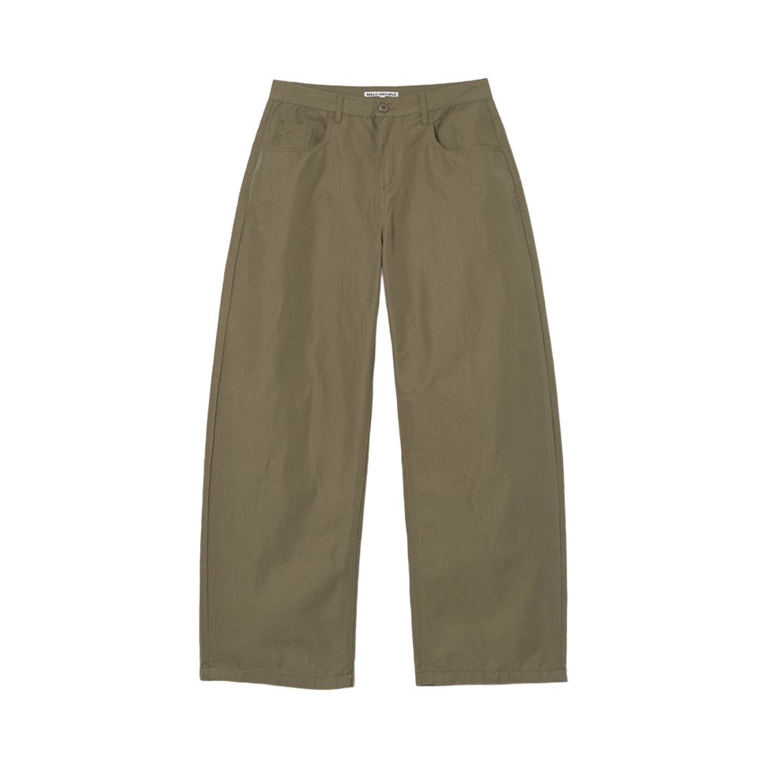 ML327BRW Millo Archive Reflect Curved Chino Pants Brown