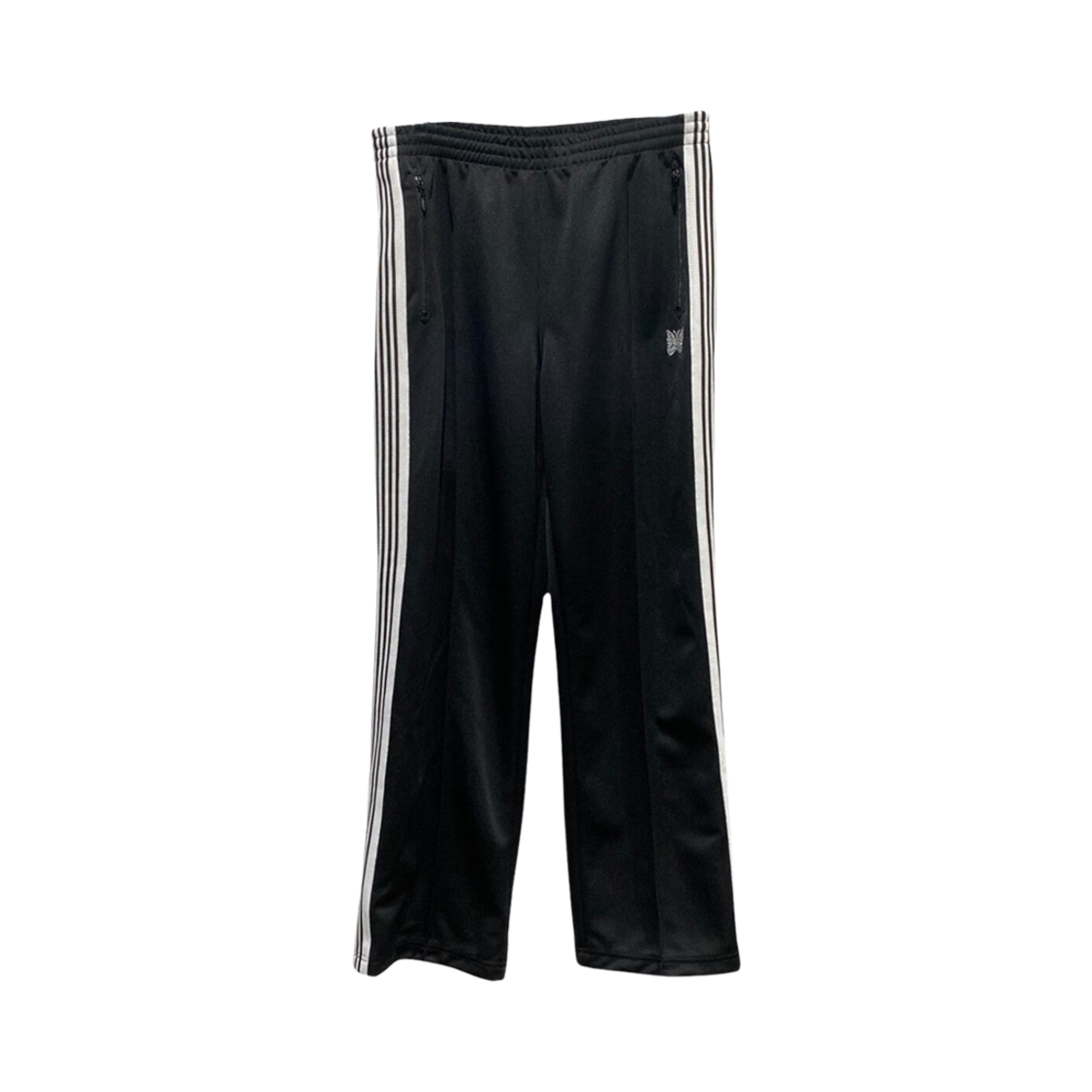 니들스 스트레이트 폴리 스무스 트랙 팬츠 블랙(Needles Straight Track Pants Poly Smooth Black) - 1