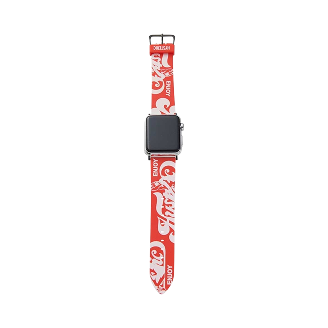 01251QG04 Hysteric Glamour Enjoy Hysteric Apple Watch Silicone Band Red