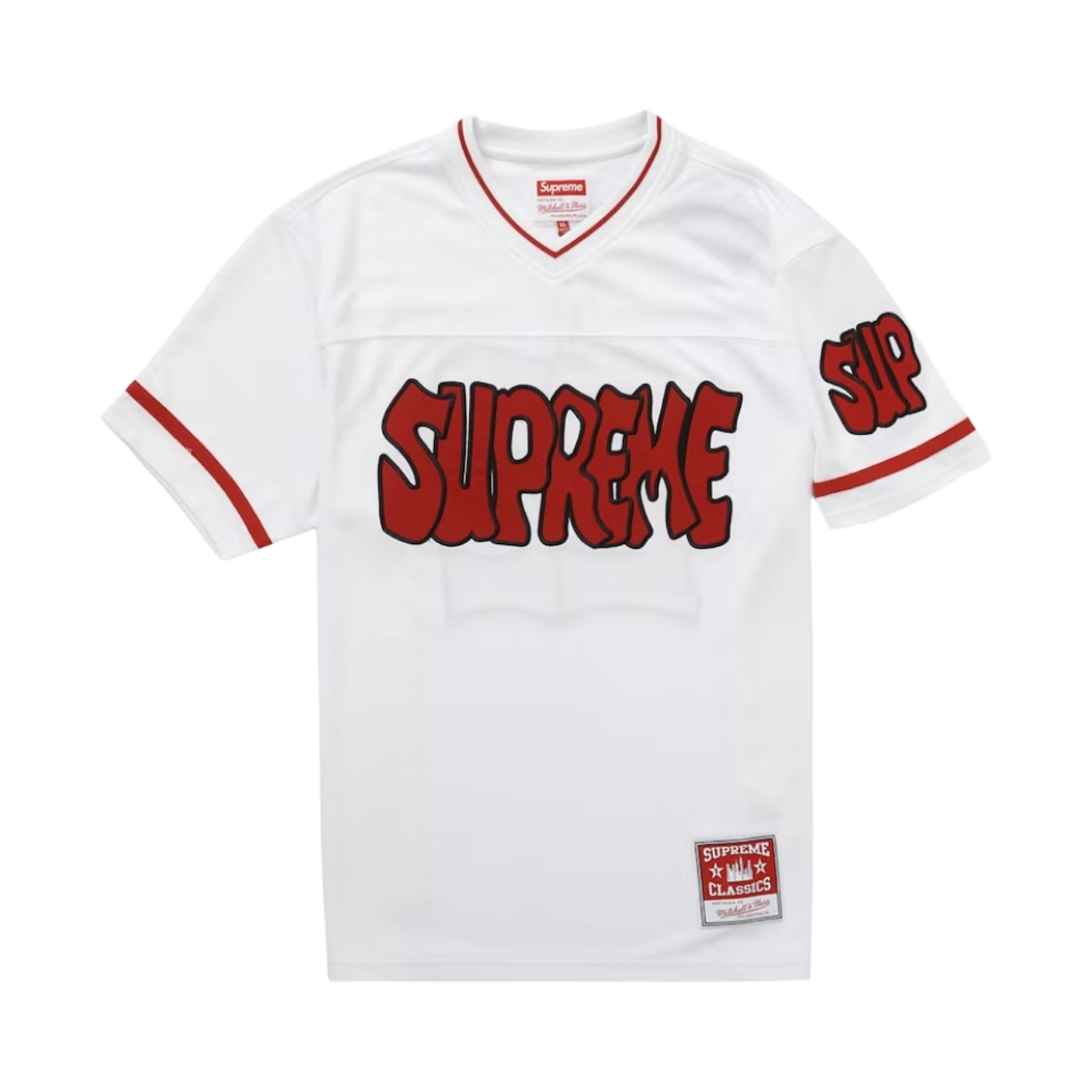 슈프림 미첼 & 네스 풋볼 저지 화이트 - 22FW(Supreme Mitchell & Ness Football Jersey White - 22FW) - 1