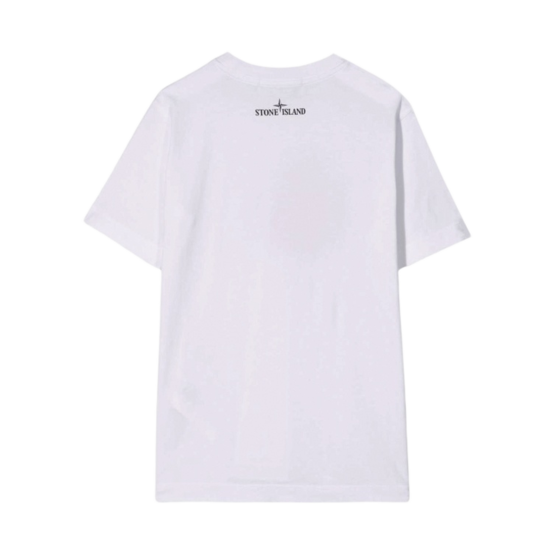 (키즈) 스톤 아일랜드 21055 30/1 코튼 저지 렌즈 플레어 투 프린트 가먼트 다이드 티셔츠 화이트 - 22SS((Kids) Stone Island 21055 30/1 Cotton Jersey Lens Flare Two Print Garment Dyed T-Shirt White - 22SS) - 2