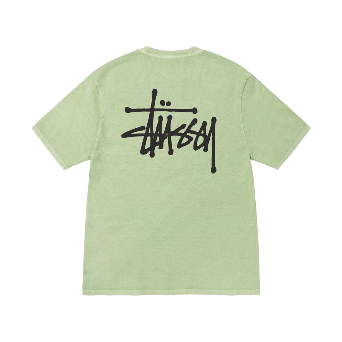 스투시 베이직 스투시 피그먼트 다이드 티셔츠 세이지 2022(Stussy Basic Stussy Pigment Dyed T-Shirt Sage 2022) - 1