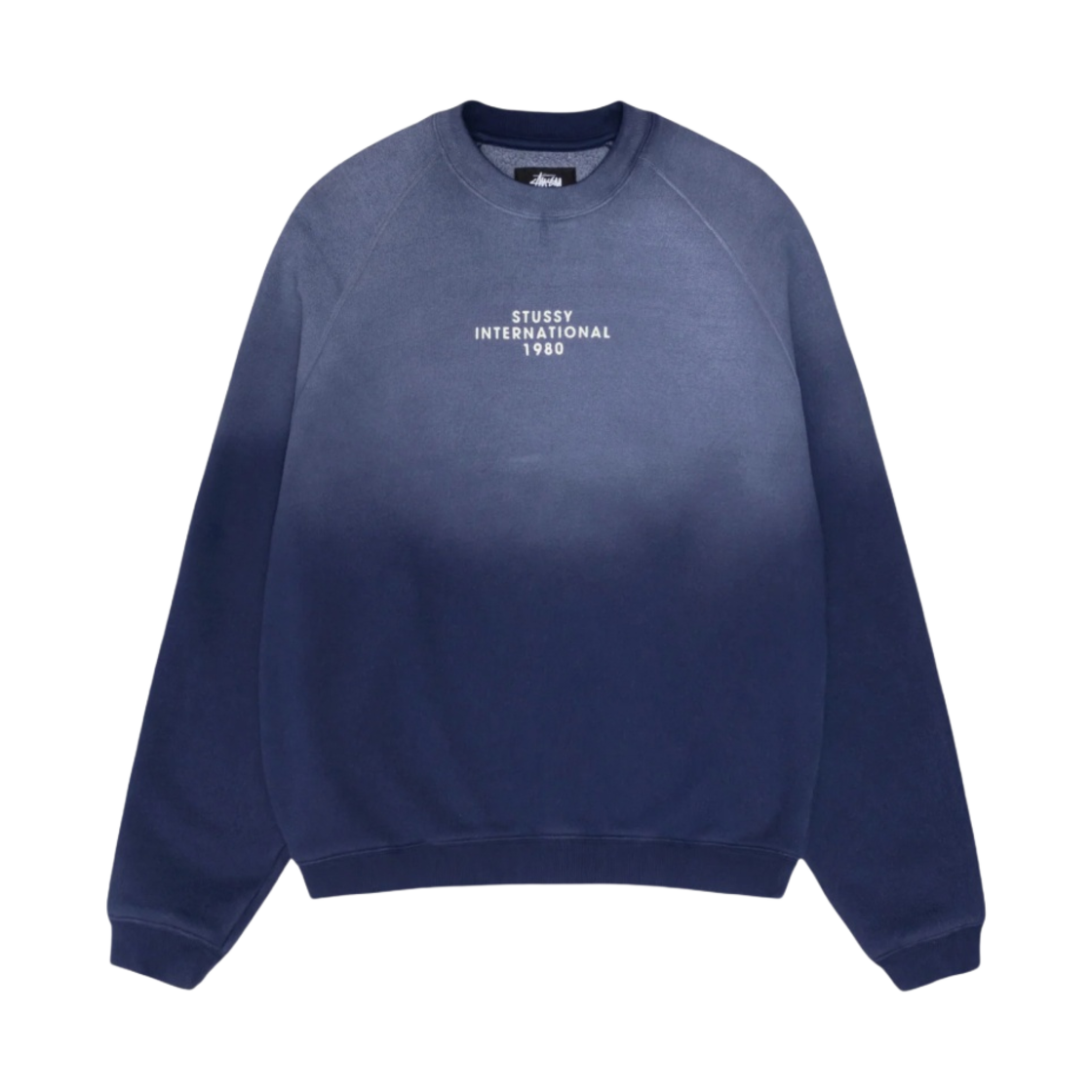 스투시 래글런 슬리브 크루 네이비(Stussy Raglan Sleeve Crew Navy) - 1
