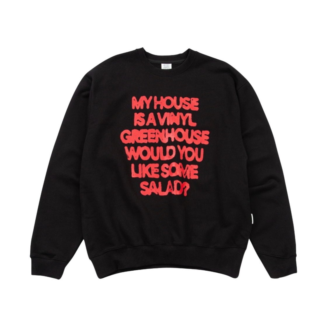 더바이닐하우스 마이 하우스 스웨트셔츠 블랙