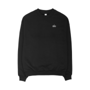 (W) Alo Yoga Accolade Crew Neck Pullover Black