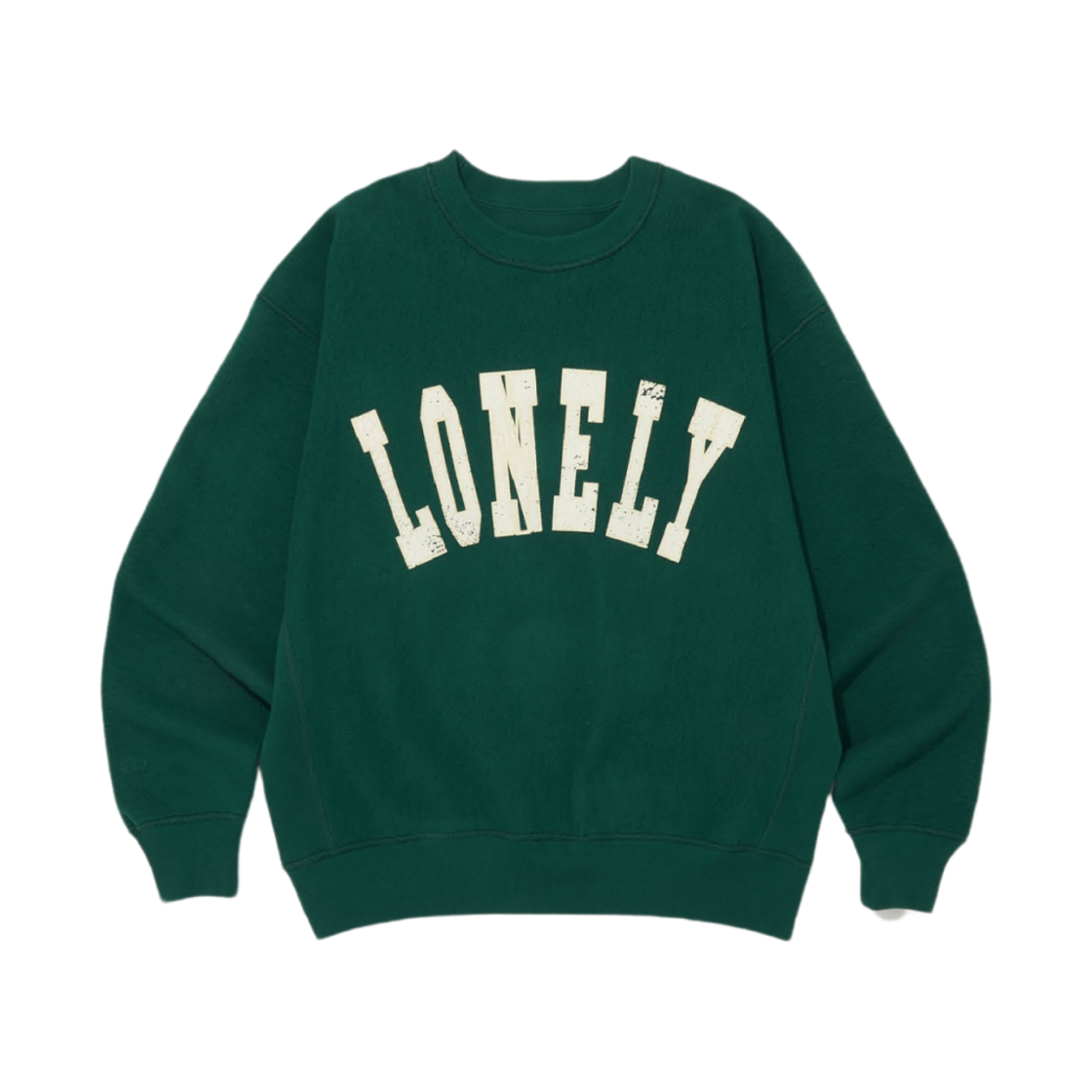 챔피온 x 노앙 리버스 위브 론리 러블리 리버시블 스웨트셔츠 다크 그린(Champion x NOHANT Reverse Weave Lonely Lovely Reversible Sweatshirt Dark Green)