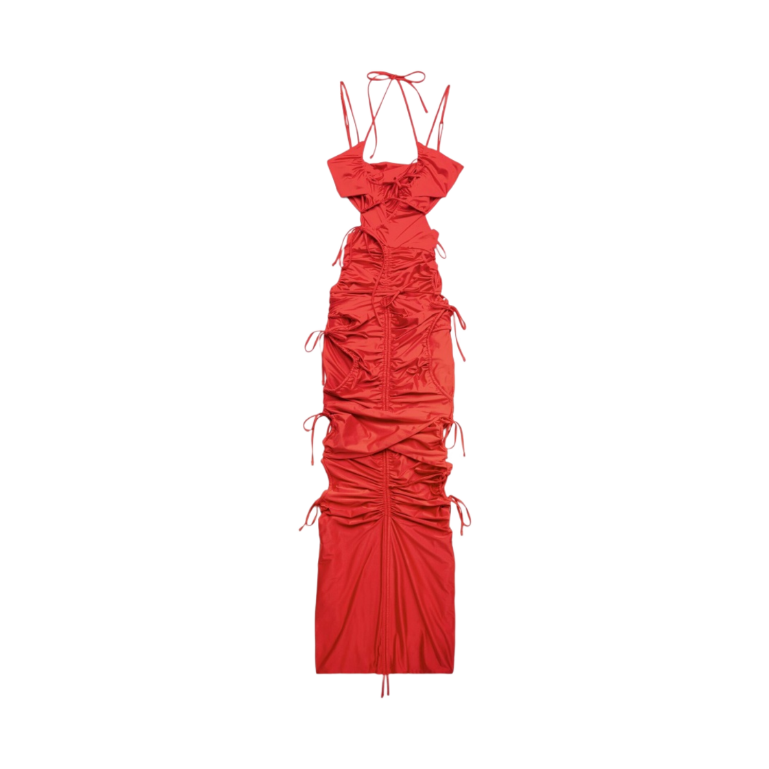 (W) 발렌시아가 패치드 비키니 드레스 레드((W) Balenciaga Patched Bikini Dress Red) - 1