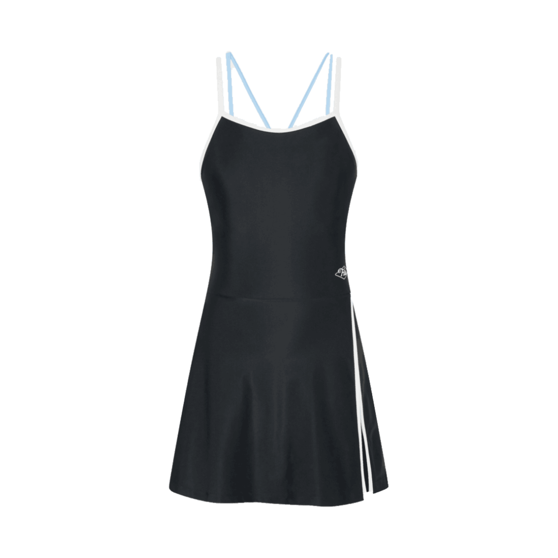 1100FS2SWH2459FBLK [6% 적립] FILA One-piece Skirt Rashguard Black - 대표 이미지 #1