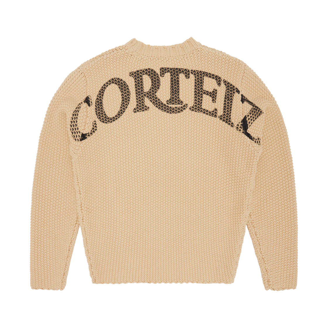 코르테이즈 헤비 니트 로얄 스웨터 내츄럴(Corteiz Heavy Knit Royale Sweater Natural)