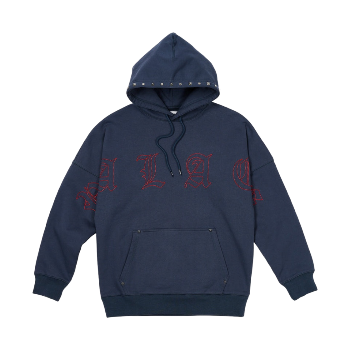 팔라스 스터드 후드 네이비 - 23SS(Palace Stud Hood Navy - 23SS) - 1