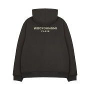 Wooyoungmi Cotton Back Logo Hoodie Khaki - 22FW