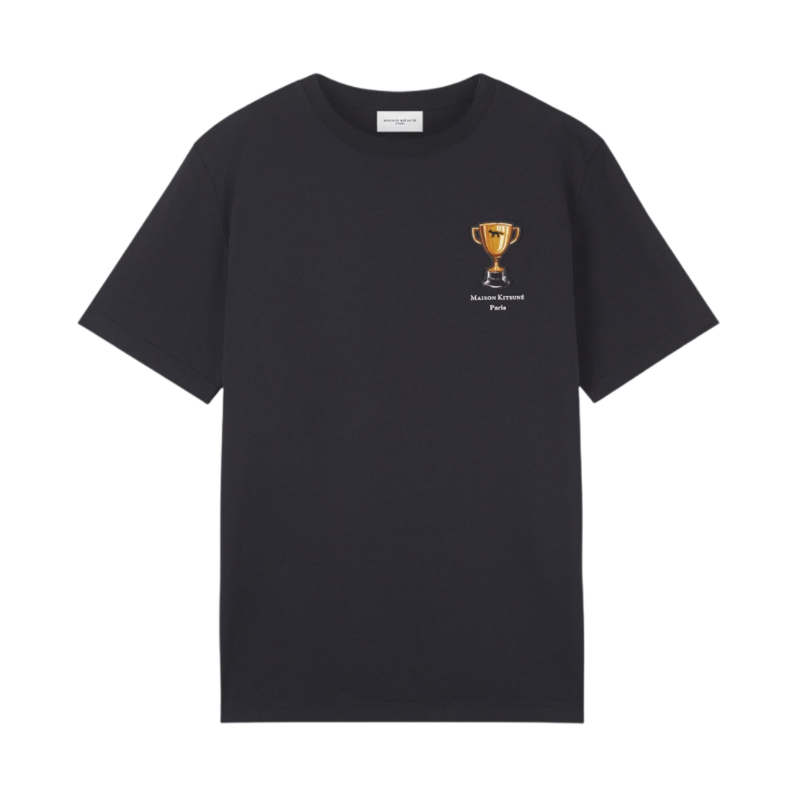 LM00124KJ0118-P199 Maison Kitsune Trophy Comfort T-Shirt Black
