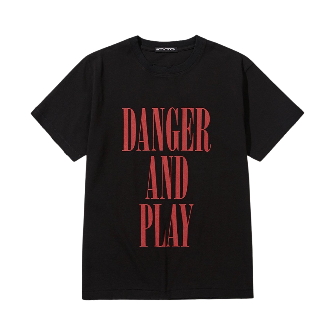 아이시토 데인저 앤 플레이 티셔츠 블랙(Icyto Danger And Play T-Shirt Black)
