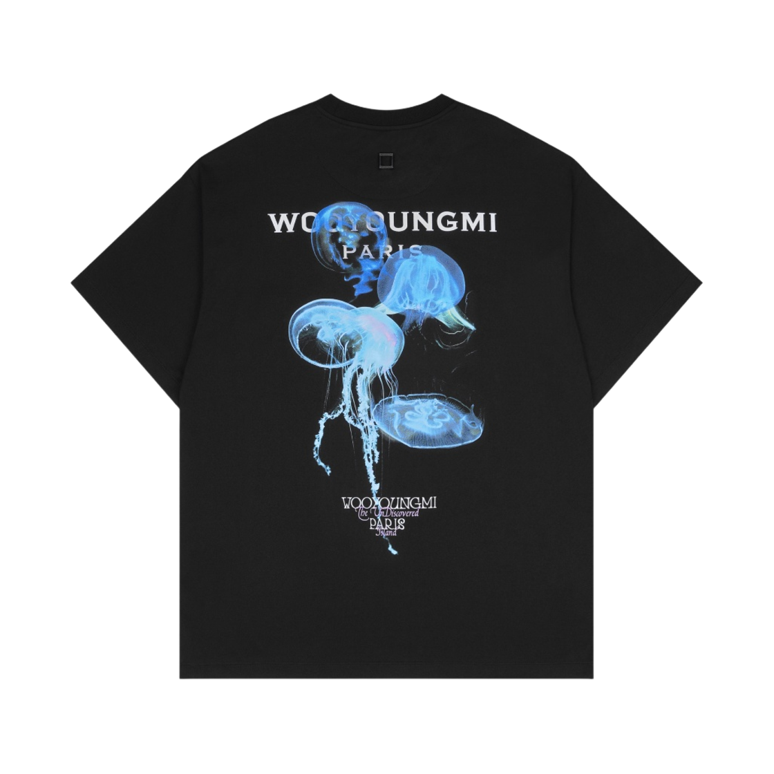 【WOOYOUNGMI】ブラック コットン バックロゴ Tシャツ W) 우영미 코튼 백로고 티셔츠 블랙 - 24SS | Wooyoungmi | KREAM