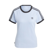 (W) Adidas 3-Stripes Slim T-Shirt Blue Dawn - US Sizing