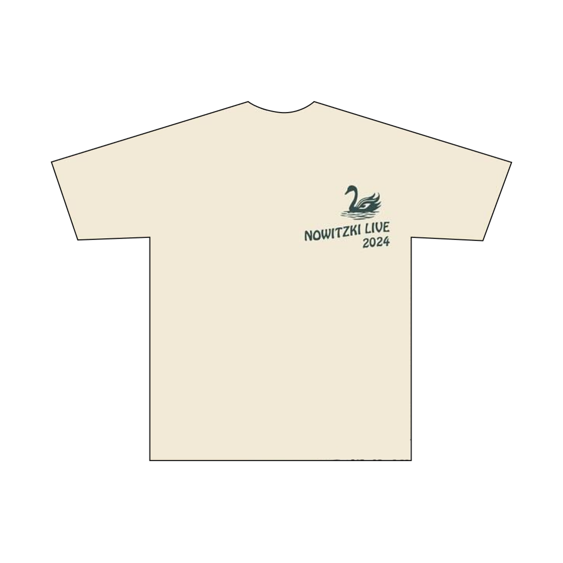 바나 스완 티셔츠 화이트(BANA Swan T-Shirt White)