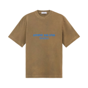 Stone Island 207X4 Marina 24/2 Cotton Jersey Old Effect Oversized Fit Short Sleeve T-Shirt Walnut Brown - 24FW