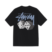 Stussy Roll The Dice Pigment Dyed T-Shirt Black