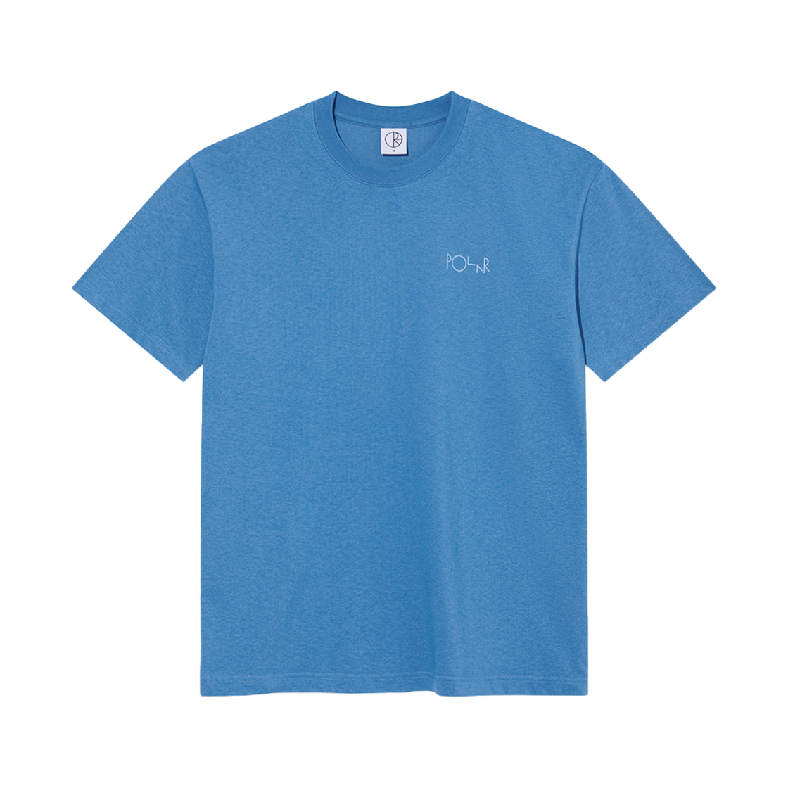 P000BIZN Polar Skate Co. Stroke Logo Contrast Tee French Blue