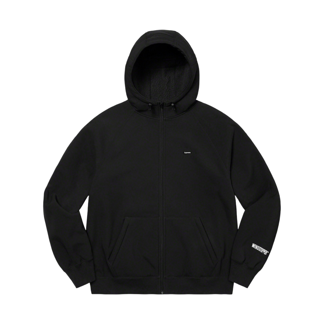 슈프림 윈드스토퍼 집업 후드 스웨트셔츠 블랙 - 21FW(Supreme Windstopper Zip Up Hooded Sweatshirt Black - 21FW) - 1