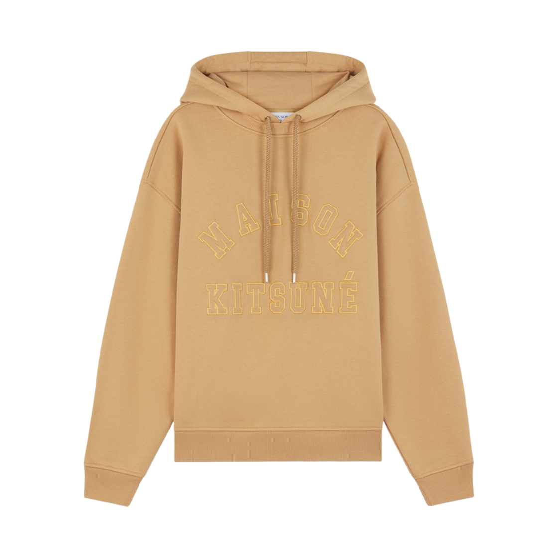 NM00702KM0326-P242 Maison Kitsune Varsity Hoodie Chamomile