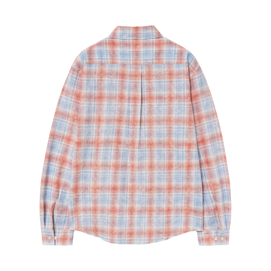 해칭룸 뮤지엄 셔츠 타이다이 체크 코랄(Hatchingroom Museum Shirt Tie Dyed Check Coral) - 2
