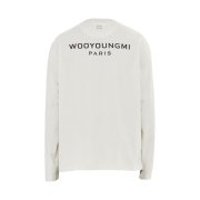 Wooyoungmi Cotton Back Logo Long Sleeve T-shirt Ivory - 23SS