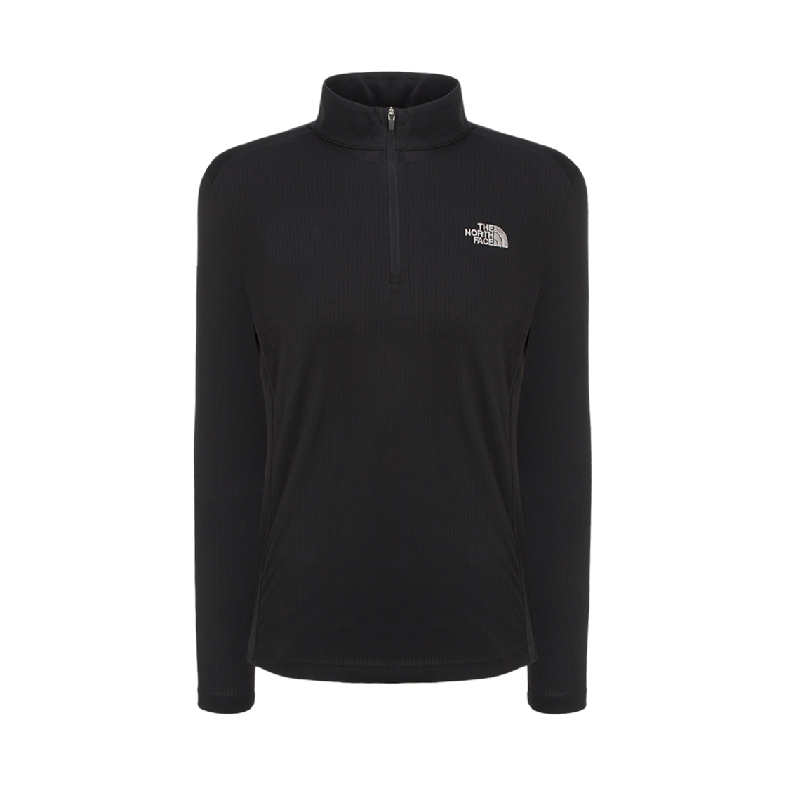 NT7LR32A (W) The North Face Bisti L/S Zip T-Shirt Black - 25SS
