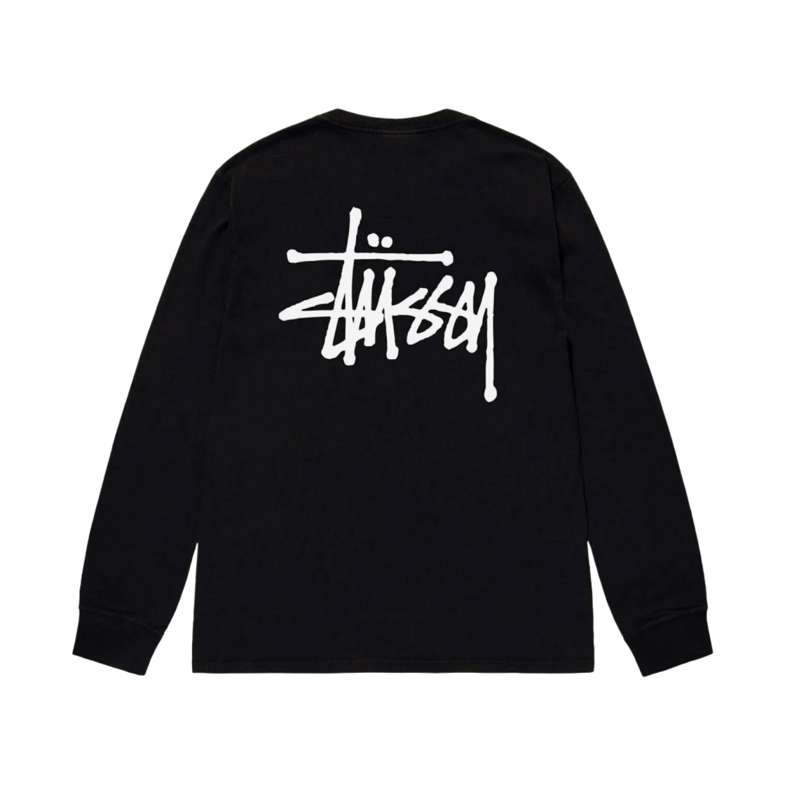 스투시 베이직 스투시 롱슬리브 티셔츠 블랙(Stussy Basic Stussy LS T-Shirt Black)