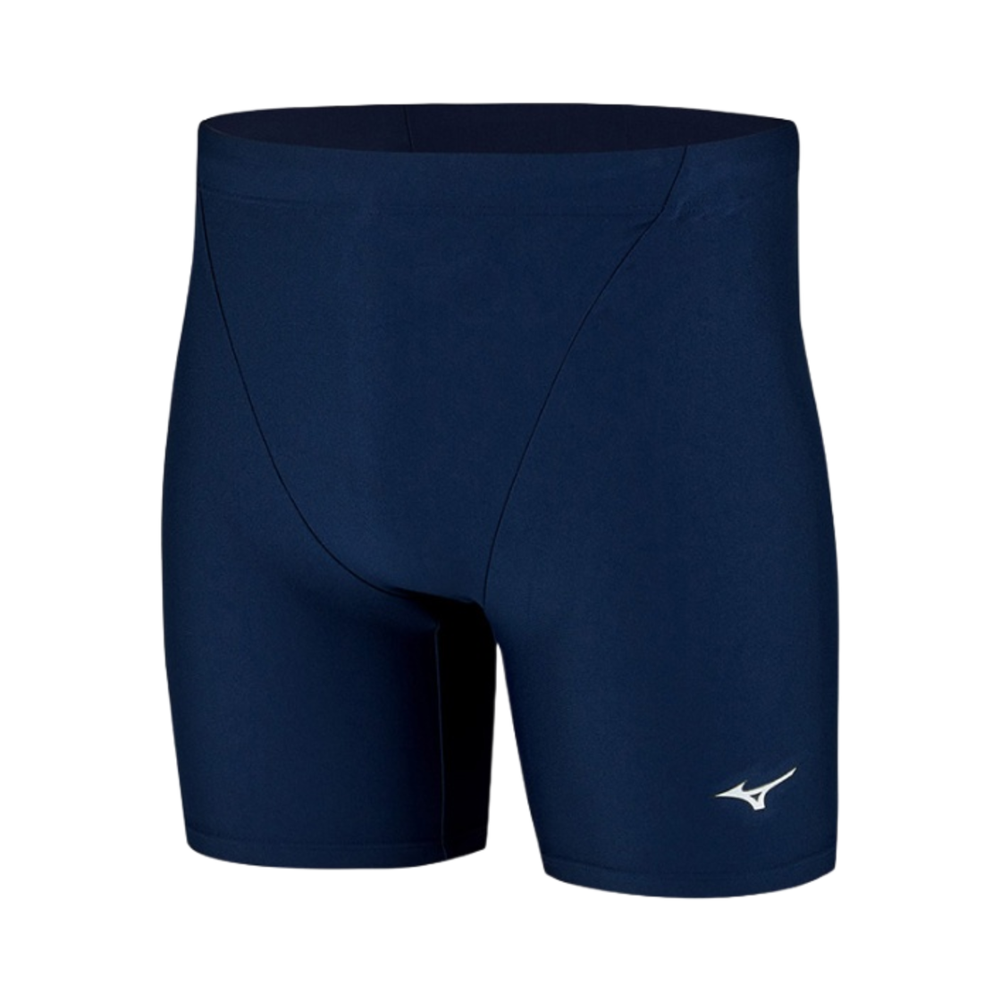 N2MBAA0114 Mizuno Basic Solid Three Quarter Swimsuit Navy