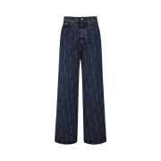 Martine Rose Wide Leg Jean Mid Wash Expect Perfection