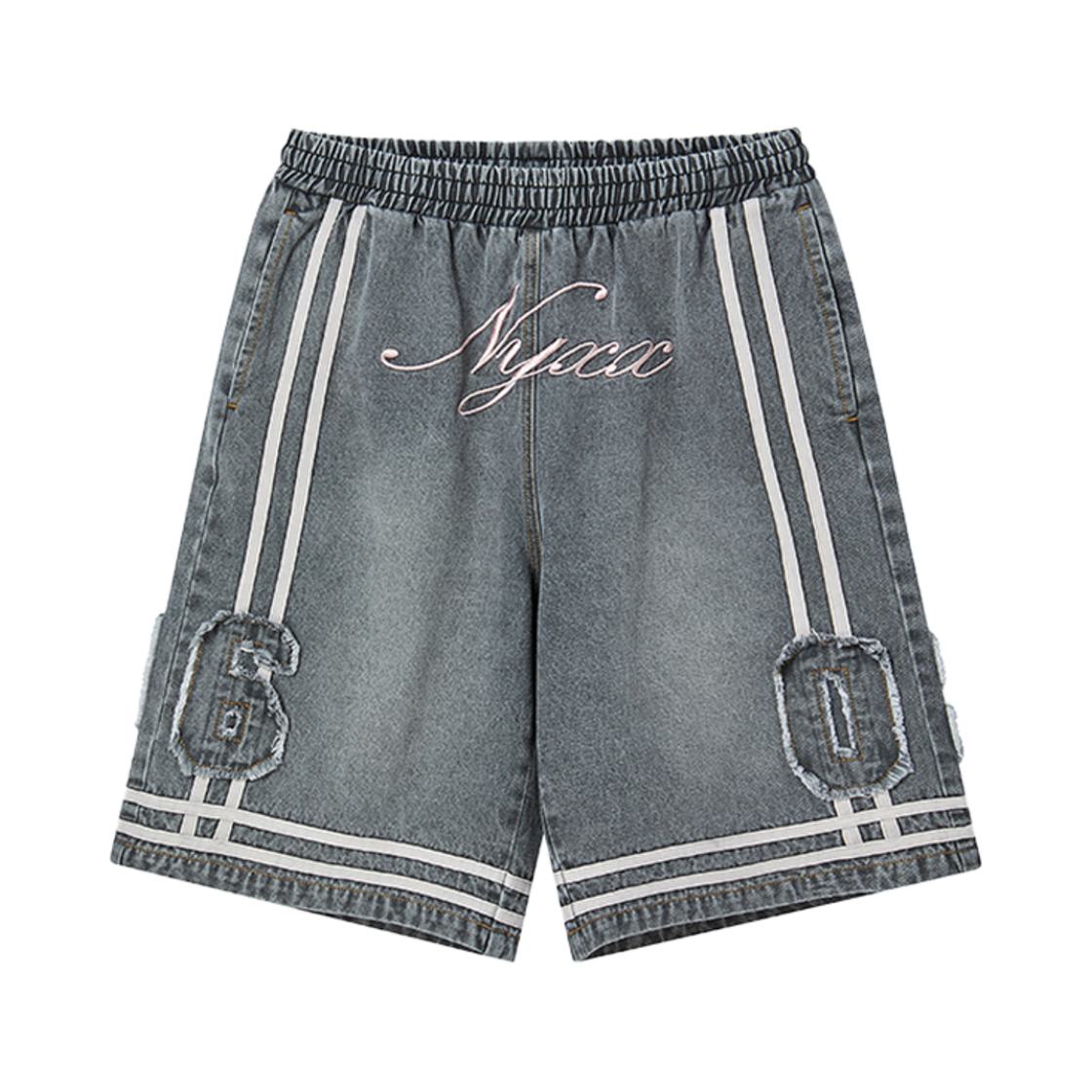 엔와이엑스엑스 배스킷볼 데님 하프 팬츠 그레이