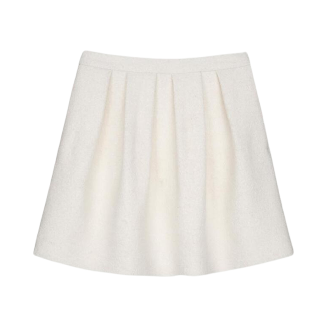 (W) 던스트 부클 울 벨 라인 미디 스커트 아이보리((W) Dunst Boucle Wool Bell-Line Midi Skirt Ivory) - 2