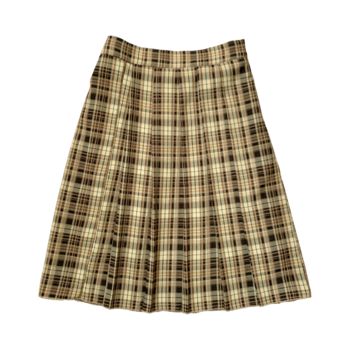 쿠키시 체크 플리츠 스커트 블랙(Kookeesee Check Pleated Skirt Black)