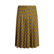 (W) Guizio Gibson Pleated Skirt Yellow Plaid