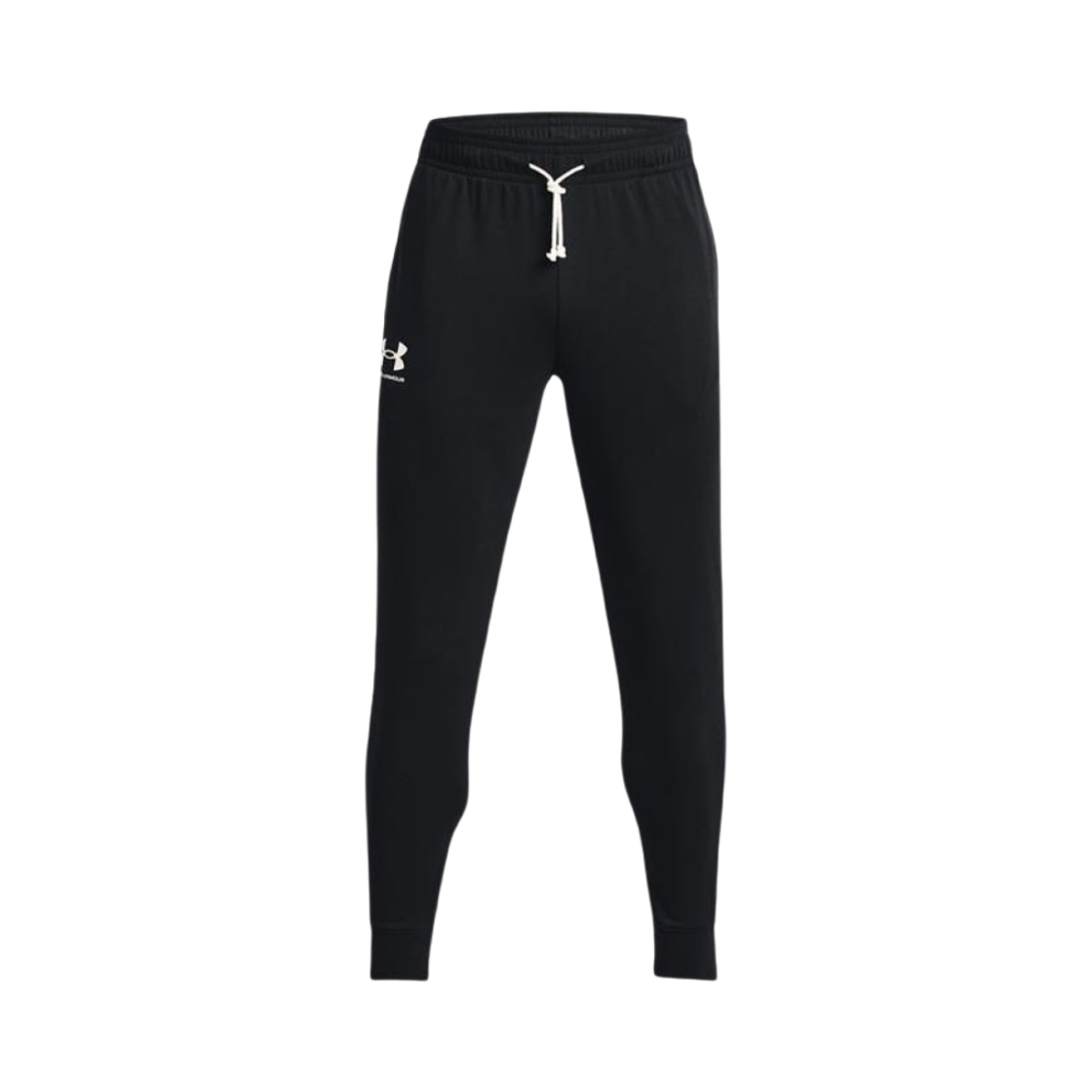 언더아머 라이벌 테리 조거 블랙 오닉스 화이트(Under Armour Rival Terry Joggers Black Onyx White)